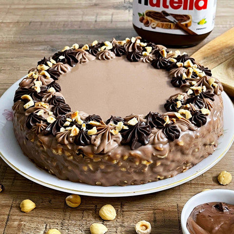 Nutella Hazelnut Cake
